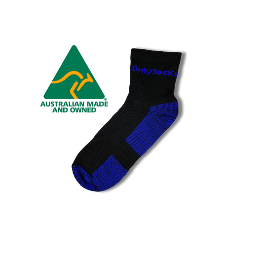 side on Image of Only Socks Low Profile Worksocks. a work sock that is shorter than the rest to eliminate excessive sock tan