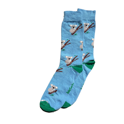 Sky Blue Koala Sock